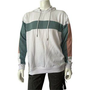 🔧Men’s Hoodie Size XL TRUTH SUBSTANCE Colorblock Drawstring Hoodie